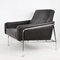 Mid-Century Dark Brown Leather Lounge Chair Attributed to Arne Jacobsen, 1956, Image 4