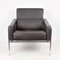 Mid-Century Dark Brown Leather Lounge Chair Attributed to Arne Jacobsen, 1956, Image 3