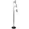 Mid-Century Italian Chromed Steel Floor Lamp with 3 Adjustable Lights, 1970s 1