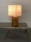 Mid-Century Italian Poplar Briar and Chrome Table Lamp by Tommaso Barbi, 1970s 16