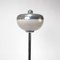 Lámpara de pie italiana Mid-Century con base de metal, aluminio y mármol de Carrara, años 70, Imagen 3