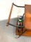 Mid-Century Italian Wooden Bar Trolley with Bottle Holder and Drawer, 1960s 11