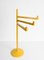 Mid-Century Italian Yellow Metal and Plastic Coat Rack by Makio Hasuike, 1960s, Image 2