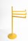 Mid-Century Italian Yellow Metal and Plastic Coat Rack by Makio Hasuike, 1960s, Image 4