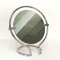 Mid-Century Italian Round Double Sided Chromed Steel Dressing Mirror, 1970s 5