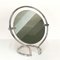 Mid-Century Italian Round Double Sided Chromed Steel Dressing Mirror, 1970s, Image 5