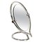 Miroir de Coiffeuse Rond Mid-Century en Acier Chromé, Italie, 1970s 1