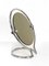 Mid-Century Italian Round Double Sided Chromed Steel Dressing Mirror, 1970s, Image 7