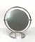 Mid-Century Italian Round Double Sided Chromed Steel Dressing Mirror, 1970s, Image 9
