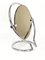 Miroir de Coiffeuse Rond Mid-Century en Acier Chromé, Italie, 1970s 8