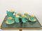 Italian Green Ceramic Memphis Tea Set by Massimo Iosa Ghini for Naj-Oleari, 1985 6