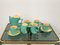 Servizio da tè Memphis in ceramica verde di Massimo Iosa Ghini per Naj-Oleari, Italia, 1985, Immagine 5