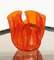 Mid-Century Italian Orange Acrylic Glass Centerpiece from Guzzini, 1970s 3