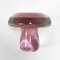 Italian Pink Murano Glass Paperweight in the Shape of a Mushroom, 1960s 6