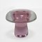 Italian Pink Murano Glass Paperweight in the Shape of a Mushroom, 1960s 4