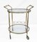 French Round Bar Trolley with Bottle Holder by Maison Baguès, 1950s, Image 4