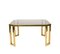 French Brass and Glass Octagonal Tables from Maison Jansen, 1970s 3