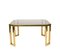 French Brass and Glass Octagonal Tables from Maison Jansen, 1970s, Image 3