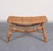 Italian Bamboo Coffee Table with Magazine Rack 3