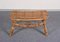 Italian Bamboo Coffee Table with Magazine Rack 6