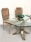 Octagonal Dining Table in Brass, Chrome & Glass, Italy, 1970s 16