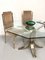 Octagonal Dining Table in Brass, Chrome & Glass, Italy, 1970s, Image 16