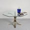 Octagonal Dining Table in Brass, Chrome & Glass, Italy, 1970s 7