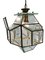 Italian Glass and Brass Lantern from Fontana Arte, 1950s 2