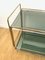 Italian Chrome Brass Smoked Glass and Mirror Bar Cart/Serving Table, 1970s 19