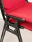 Italienischer DSC Chair 106 aus rotem Aluminium von Giancarlo Piretti für Castles Alps, 1960er, 2er Set 5