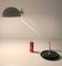 Adjustable Desk Lamp in White and Black from Guzzini, Italy, 1970s 7