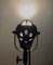Industrielle Dreibein Stehlampe mit Scheinwerfer, 1950er 16