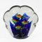 Paperweight Aquarium Sculpture in White, Blue, Red and Green Murano Glass 2