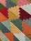 Poltrona Mid-Century in teak e tessuto multicolore, Italia, anni '60, Immagine 19
