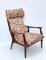 Mid-Century Italian Multicolour Fabric & Teak Wood Armchair, 1960s 7