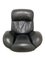 Italian Black Leather & Fiberglass Swivel Armchair by Gecchelin for Busnelli, 1970s 10