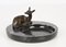 Mid-Century Italian Black Marble & Bronze Ashtray, 1930s 4