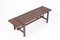 Banc Mid-Century en Teck Marron Foncé, Scandinavie, 1960s 6