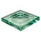 Mid-Century Italian Modern Green Crystal Glass Ashtray from Fontana Arte 1