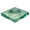 Mid-Century Italian Modern Green Crystal Glass Ashtray from Fontana Arte, Image 1