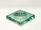 Mid-Century Italian Modern Green Crystal Glass Ashtray from Fontana Arte 4