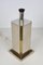 Italian Steel & Brass Table Lamp by Carlo Venturini for Bottega Del Lume, 1970s 11