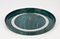 Large Mid-Century Italian Round Green Bakelite and Steel Serving Tray, 1980s, Image 3