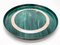 Large Mid-Century Italian Round Green Bakelite and Steel Serving Tray, 1980s, Image 4