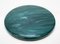 Large Mid-Century Italian Round Green Bakelite and Steel Serving Tray, 1980s, Image 9