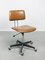 Mid-Century Brown Office Swivel Chair from Stol 1