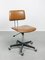 Mid-Century Brown Office Swivel Chair from Stol, Image 1