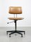 Mid-Century Brown Office Swivel Chair from Stol, Image 4