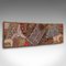 Pannello da parete vintage con paillettes e tessuto, anni '80, Immagine 1