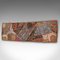 Pannello da parete vintage con paillettes e tessuto, anni '80, Immagine 3